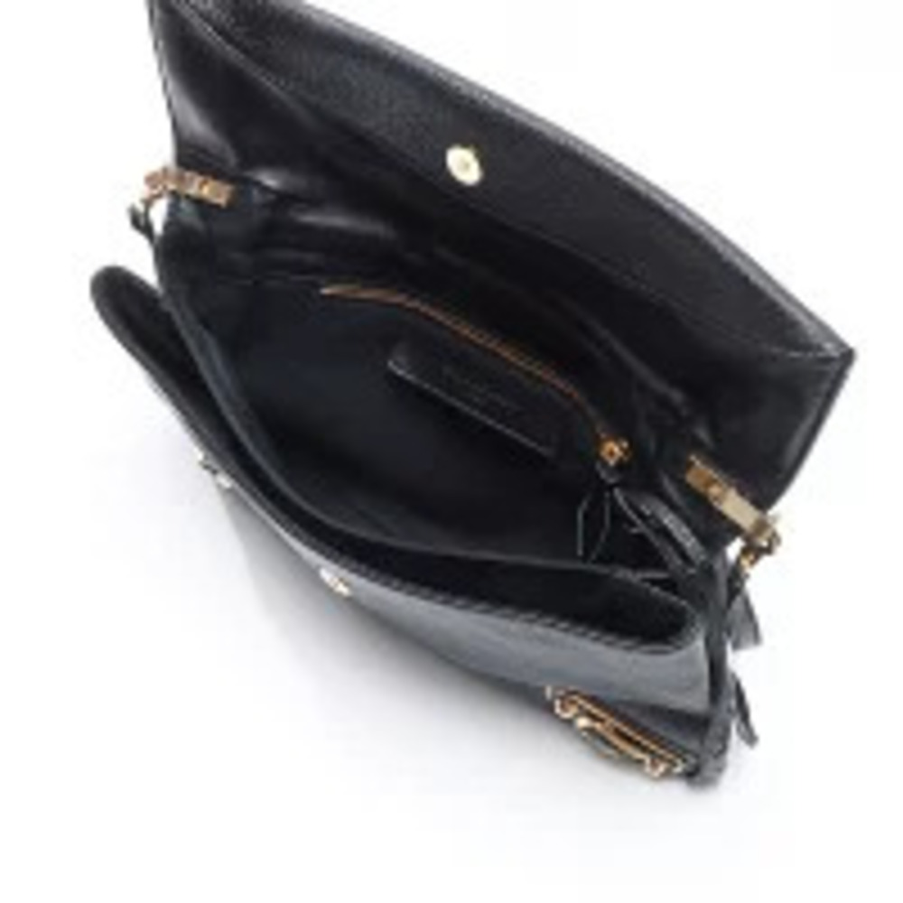 Balenciaga Envelope Leather Shoulder Bag Black - Picture 12 of 13